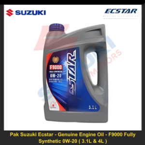 Pak Suzuki Ecstar - Genuine Engine Oil - F9000 Fully Synthetic 0W-20 ( 3.1L & 4L )